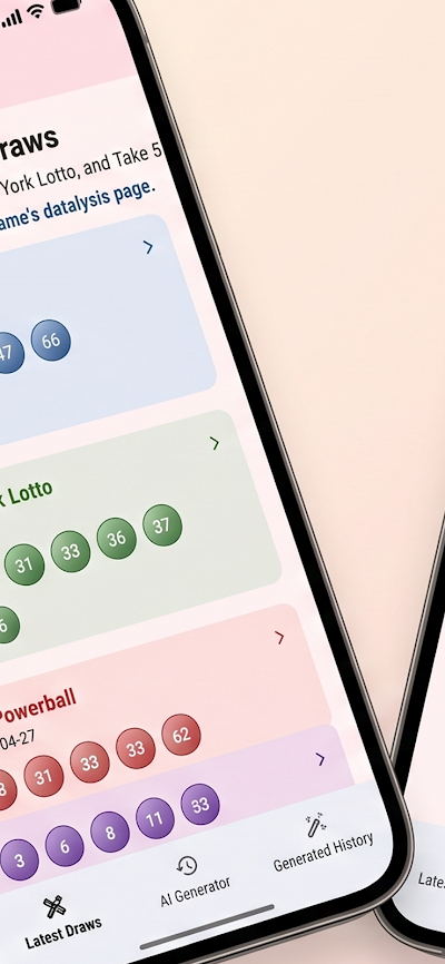 US lotto AI Lab screenshot 2